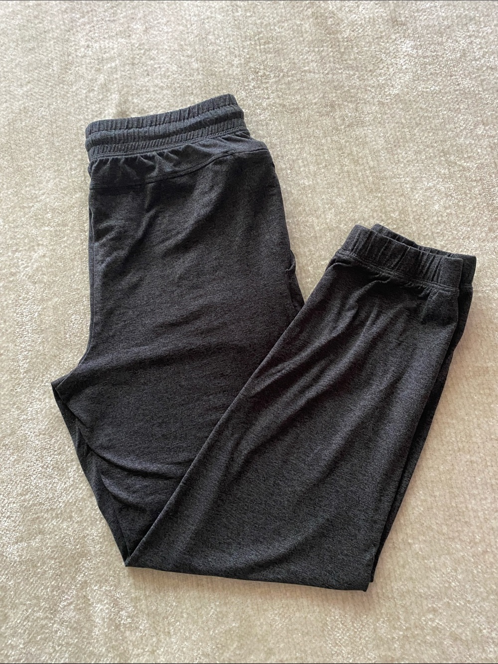 Johnny Was Calme Women's Charcoal Jogger Pants with Elastic Waist Size Small